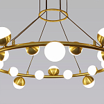 Люстра подвесная светодиодная с плафонами в форме шара Italian Globe Cedar Moss Light варинант исполнения - 2 | Loft Concept в Тюмени