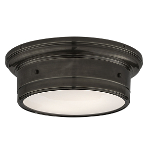 Потолочный светильник круглый черного цвета Modern Simple Ceiling Light