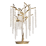 Лампа настольная со стеклянными подвесами цвет золото FAIRYTREE Light варинант исполнения - 1 | Loft Concept в Тюмени
