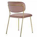 Стул Singer Chair без подлокотников Розовый Велюр варинант исполнения - 3 | Loft Concept в Тюмени