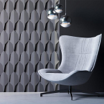 Гипсовая 3D Панель DRAGON SCALE - D варинант исполнения - 2 | Loft Concept в Тюмени