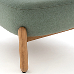 Кресло на деревянных ножках Olguin Green Chair варинант исполнения - 5 | Loft Concept в Тюмени