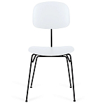 Стул на металлических ножках Travis Chair White варинант исполнения - 2 | Loft Concept в Тюмени