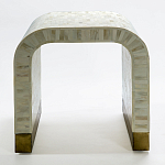 Приставной столик BONE INLAY SIDE TABLE-Cream варинант исполнения - 1 | Loft Concept в Тюмени