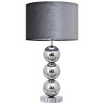 Настольная лампа с основанием в виде металлических сфер Balance Table Lamp Chrome варинант исполнения - 1 | Loft Concept в Тюмени
