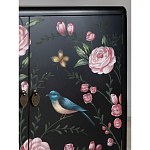 Комод деревянный Tits on flowers варинант исполнения - 7 | Loft Concept в Тюмени