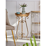 Столик приставной на фигурном подножии Magnificent Century варинант исполнения - 4 | Loft Concept в Тюмени