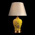 Настольная лампа желтая с изображением птиц Slip Away варинант исполнения - 2 | Loft Concept в Тюмени