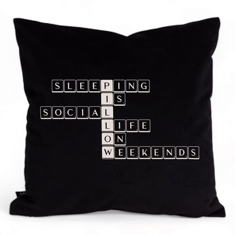 Подушка Seletti Tiles and Tales Pillow Черный Белый Подушка Seletti Tiles and Tales Pillow Черный Белый в Тюмени | Loft Concept