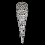 Люстра многоярусная каскадная с хрустальными подвесками Roul Crystal Light варинант исполнения - 2 | Loft Concept в Тюмени