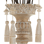 Люстра с состаренными резными элементами Big Graceful Profile варинант исполнения - 3 | Loft Concept в Тюмени