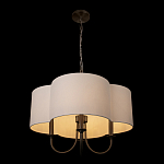 Люстра с белым текстильным абажуром Vitorino  варинант исполнения - 5 | Loft Concept в Тюмени