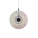 Подвесной светильник из фактурного двойного стекла Heterochromia варинант исполнения - 2 | Loft Concept в Тюмени