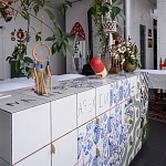 Дизайнерская кровать с системой хранения варинант исполнения - 2 | Loft Concept в Тюмени