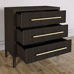 Комод Primo с 3 выдвижными ящиками Темный орех варинант исполнения - 5 | Loft Concept в Тюмени