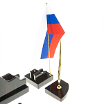 Настольный письменный набор из чёрного обсидиана с декором в виде льва Golden Lion варинант исполнения - 4 | Loft Concept в Тюмени