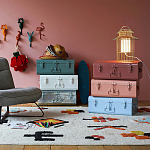 Металлический сундук Metal Chest White варинант исполнения - 5 | Loft Concept в Тюмени