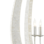 Люстра каплевидной формы покрытая перламутровой мозаикой Soft Pearl Shape варинант исполнения - 1 | Loft Concept в Тюмени