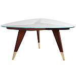 Дизайнерский кофейный стол со стеклянной столешницей Gio Ponti D.552.2 Coffee Table варинант исполнения - 1 | Loft Concept в Тюмени