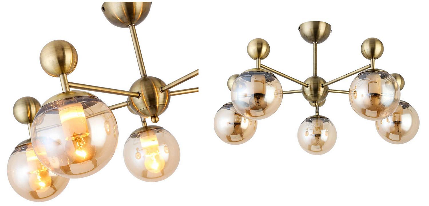 Потолочная люстра Demian Bronze Chandelier Потолочная люстра Demian Bronze Chandelier - Loft-Concept в Тюмени
