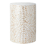 Столик с инкрустацией с перламутровым узором Jean Cream варинант исполнения - 1 | Loft Concept в Тюмени