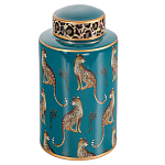 Ваза фарфоровая с крышкой Leopard Ccollection варинант исполнения - 1 | Loft Concept в Тюмени