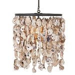 Люстра овальная с подвесками из устричных раковин Sea Ravens варинант исполнения - 2 | Loft Concept в Тюмени