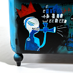 Кресло "Баския и Уорхол" Basquiat Warhol graffiti chair натуральная кожа варинант исполнения - 9 | Loft Concept в Тюмени