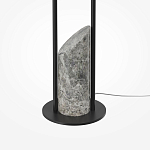 Напольный торшер светодионый черный Lumen Duo варинант исполнения - 4 | Loft Concept в Тюмени