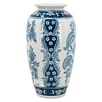 Ваза с синим цветочным орнаментом Blue & White Ornament  варинант исполнения - 2 | Loft Concept в Тюмени