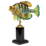 Статуэтка из фарфора в форме рыбы SEA Porcelain and Bronze варинант исполнения - 2 | Loft Concept в Тюмени