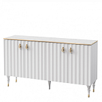 Консоль четырёхдверная с белым рельефным фасадом Expanses of Beauty варинант исполнения - 1 | Loft Concept в Тюмени