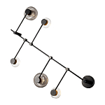 Бра с 5-ю плафонами разного диаметра и цвета Polyhedron варинант исполнения - 1 | Loft Concept в Тюмени