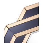 Зеркало восьмиугольное в черно-золотистой раме Pairing варинант исполнения - 2 | Loft Concept в Тюмени