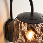 Бра с плафоном из янтарного стекла Amber Olmos Wall Lamp варинант исполнения - 4 | Loft Concept в Тюмени