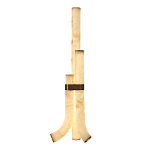 Торшер геометрический с тремя мраморными плафонами Marble Tripod варинант исполнения - 2 | Loft Concept в Тюмени