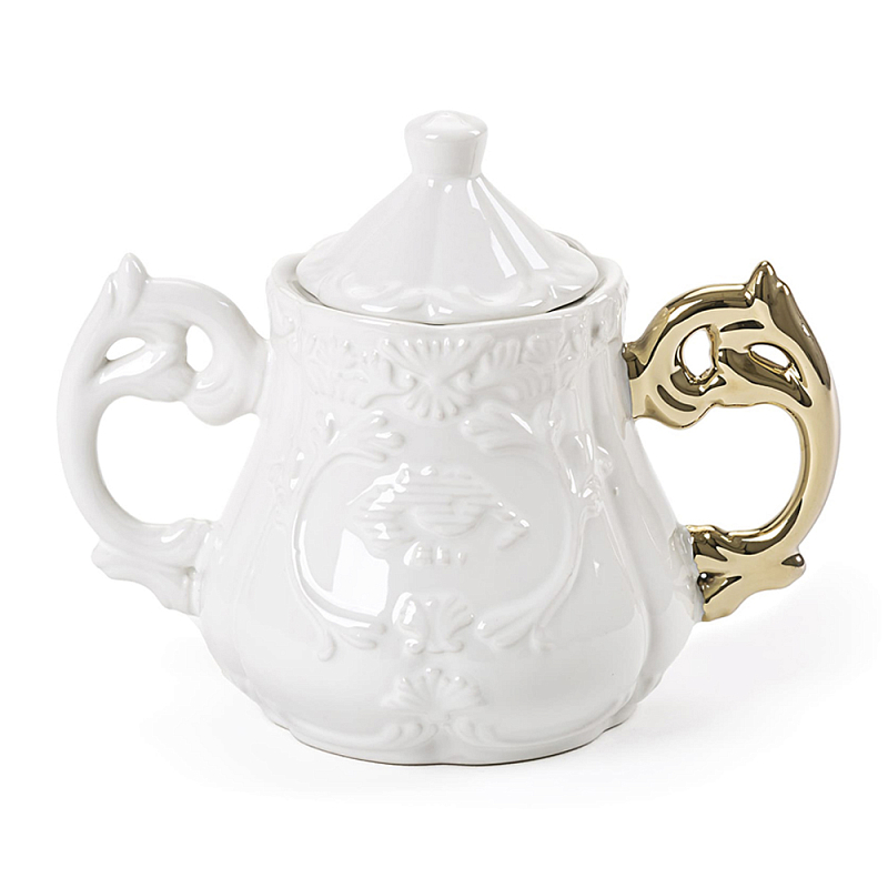 Сахарница Seletti I-Sugar Gold Белый Золотой Сахарница Seletti I-Sugar Gold Белый Золотой в Тюмени | Loft Concept