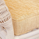 Комплект уличной мебели из ротанга Eloise белый варинант исполнения - 6 | Loft Concept в Тюмени