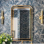 Зеркало в золотой раме Arched Mirror варинант исполнения - 2 | Loft Concept в Тюмени