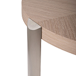 Столик журнальный с низкой круглой столешницей Wood Grain варинант исполнения - 4 | Loft Concept в Тюмени