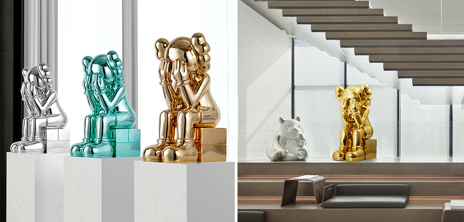 Статуэтка KAWS Passing Through Gold Статуэтка KAWS Passing Through Gold - Loft-Concept в Тюмени