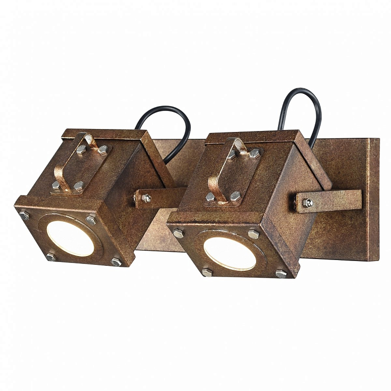 Спот Box Spot 2 Искусственная бурая ржавчина в Тюмени | Loft Concept 