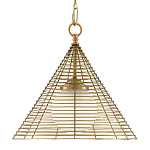 Подвесной светильник в форме конуса с фактурным абажуром Flawless Form варинант исполнения - 1 | Loft Concept в Тюмени