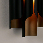 Бра из металла Dolton Wall Lamp Black варинант исполнения - 3 | Loft Concept в Тюмени