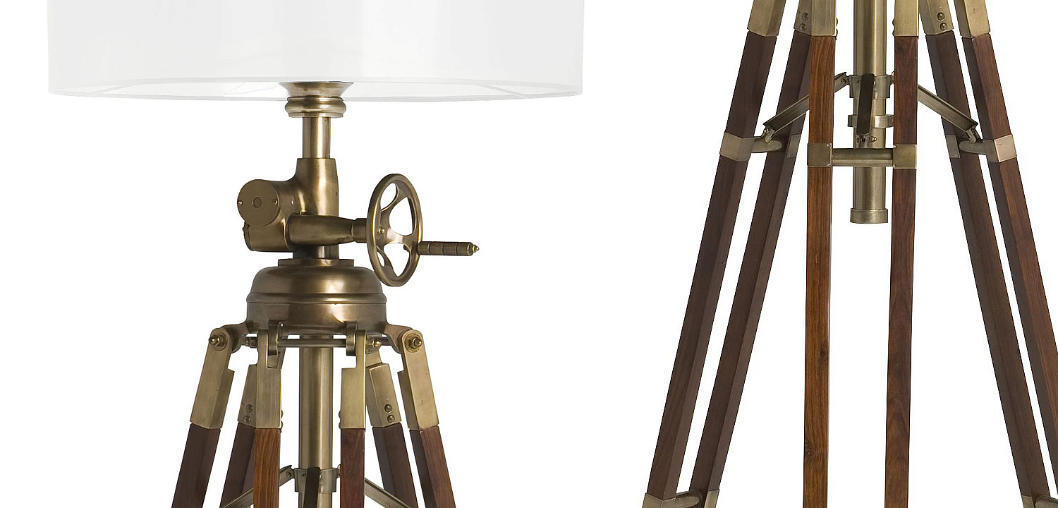 Торшер Eichholtz Floor Lamp Royal Marine Cream Торшер Eichholtz Floor Lamp Royal Marine Cream - Loft-Concept в Тюмени
