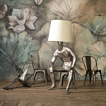 Лампа MALE MANNEQUIN LAMP с абажуром варинант исполнения - 2 | Loft Concept в Тюмени