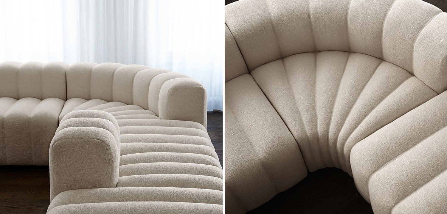 Угловой Сегмент для Дивана Studio 2 Sofa 240 см Угловой Сегмент для Дивана Studio 2 Sofa 240 см - Loft-Concept в Тюмени