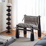 Кресло черно-белое со съемными подушками Celebrity варинант исполнения - 7 | Loft Concept в Тюмени