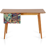 Письменный стол с принтом на ящиках Elise Desk варинант исполнения - 9 | Loft Concept в Тюмени