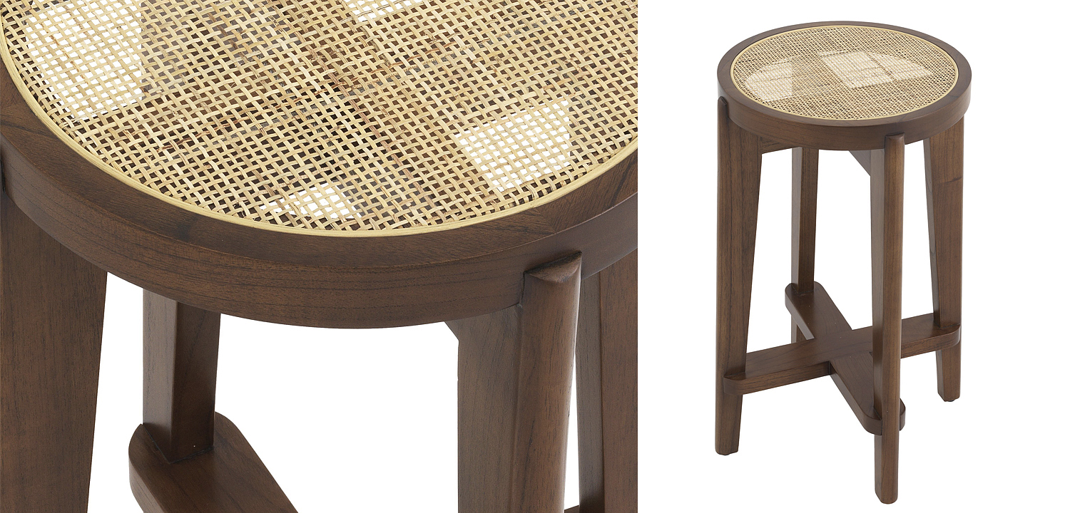 Полубарный стул Eichholtz Counter Stool Dareau brown Полубарный стул Eichholtz Counter Stool Dareau brown - Loft-Concept в Тюмени